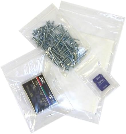1000 Grip Seal Self Seal Poly Bags GL11 6" x 9"
