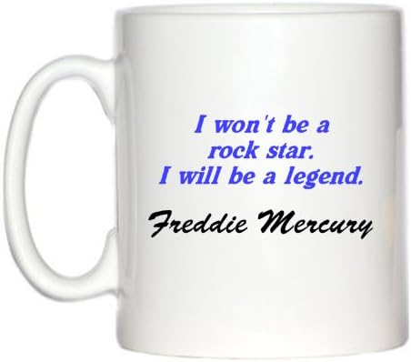 Classic Freddie Mercury Quote Design Mug