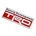 Car Styling 3D Racing Development TRD Sticker Emblem Decal for Toyota Car Tail Fender Exterior Body Decoration