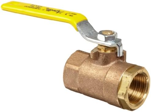 Apollo 32-100 Series Bronze Ball Valve, Two Piece, Inline, Lever, 1" NPT Female