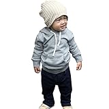 Qandsweet Baby Boy's Hat Cool Knit Beanie Warm Winter Cap (Beige)