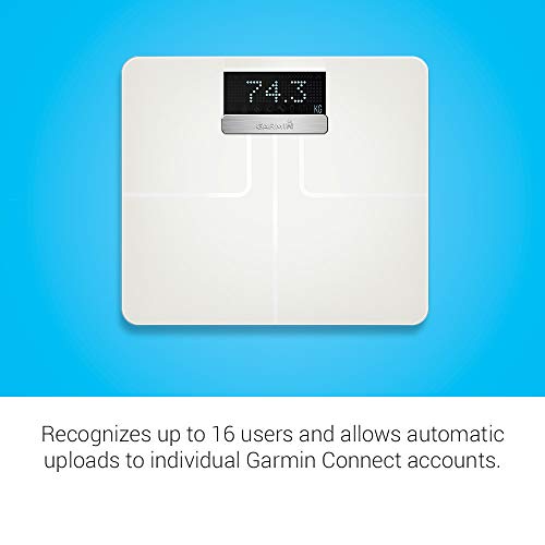 Garmin Index Smart Scale, Wi-Fi Digital Scale, Recognizes Up to 16 Users, Up to 9 Months of Battery Life, White - Thumbnail 4