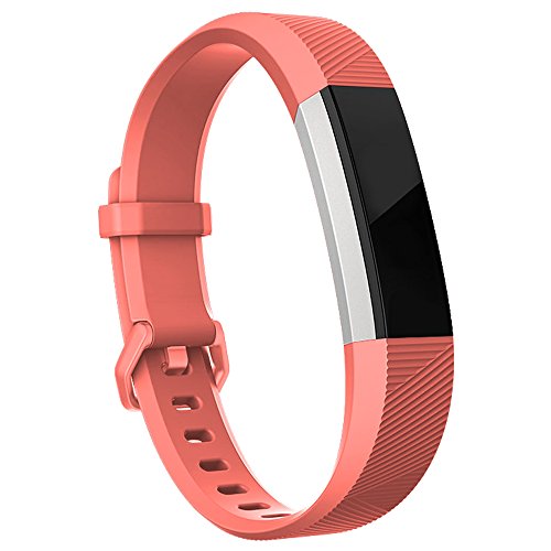 Fitbit Alta HR Bands-Fitbit Alta Bands-Coral Small,RedTaro Adjustable Replacement Accessory Bands/Straps/Bracelets for Fitbit Alta HR/Fitbit Alta for Women/Men(no Fitbit Fitness Trackers)