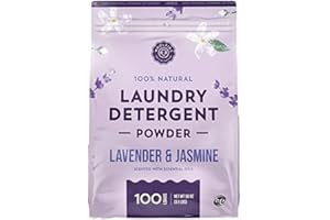 Woolzies 100% Natural Laundry Powder Detergent Soap Scented with Pure Essential Oils Extra Strength Biodegradable Formula, Safe for Sensitive Skin 100 Loads