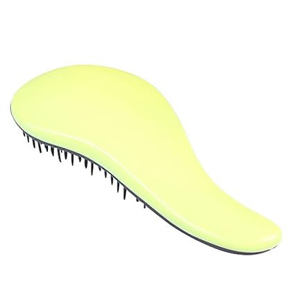 Wicemoon 1 cepillo de dientes de peinado de desenredante de color caramelo Amarillo