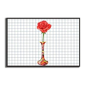 Framed Canvas Wall Art for Living Room, Bedroom Vase Canvas Prints for Modern Home Decoration Ready to Hang - 16"x24" inches