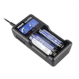 XTAR VC2 Plus LED Display USB Universal Battery Charger with Pouch (VC2Plus)