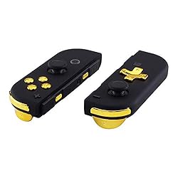 Chrome Gold D-pad ABXY Keys SR SL L R ZR ZL Trigger
