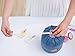 Travel Cosmetic Bags Make up Bag Organizer Men Women Hanging Toiletry Bags Wash Bags Large Capacity Drawstring Makeup Bag Blue + Small Pouch + Clear PVC Brush Bag (Blue)