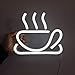 Neon Signs Coffee Cup LED Sign LED Neon Light Sign Coffee Bar Beer Pub 9.85