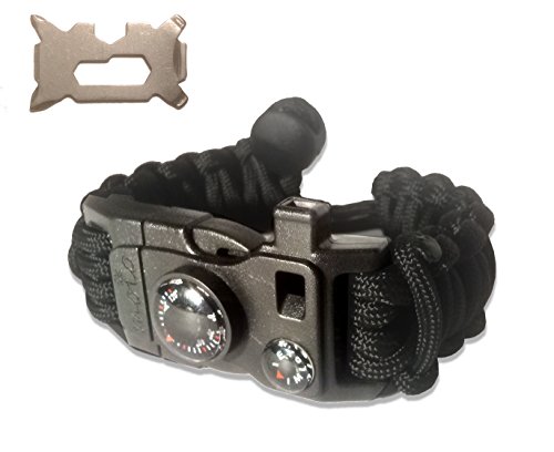 Paracord bracelet - survival bracelet - emergency gear …