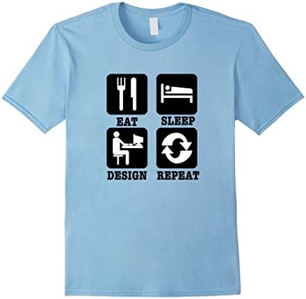 Mens Best Funny Graphic Designer Artist Creative Gift T-Shirt Large Baby Blue