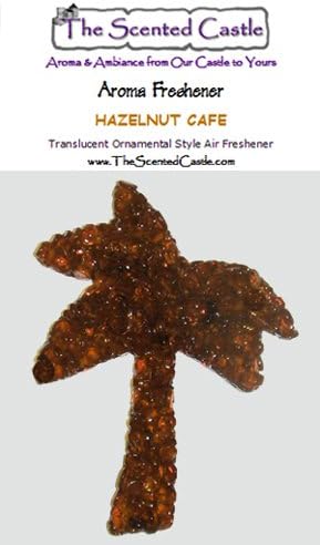 The Scented Castle 2-Pack Palm Tree - Hazelnut Cafe Scented Air Freshener