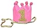 Mud Pie Baby-Girls Infant 1st Birthday Crown Headband, Multi, One Size