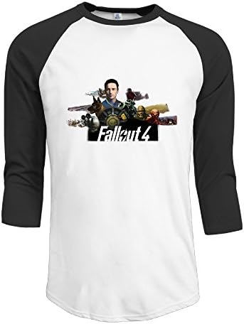 Man's Fallout 4 Logo 3/4 Sleeve Shirt Raglan Sleeve