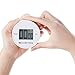 SMARTRO Digital Kitchen Timer Countdown Up Timer with Long Loud Alarm Big LCD Display Magnetic Back (2 Pack)