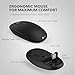 iClever Wireless Keyboard and Mouse Combo - 2.4G Portable Wireless Keyboard Mouse, Rechargeable Battery Ergonomic Design Full Size Slim Aluminum Round Keycaps for Windows Laptop, Black