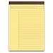 Levenger Freeleaf Annotation Ruled Writing Pads Lined Notepad, Compatible with Cornell Note-Taking System, Pack of 5, Yellow, Letter
