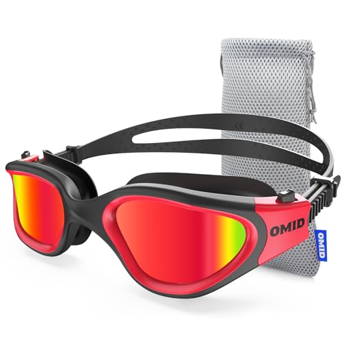 OMID Schwimmbrille, P2 Komfortable Anti-Fog Schwimmbrille für Männer Frauen Erwachsene Jugend