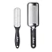 Sucica 2PCS Foot File, Premium Stainless Steel Foot Rasp File Callus Remover Professional Foot Scrubber - Colossal Foot Rasp and Dual Sided Foot File, Black