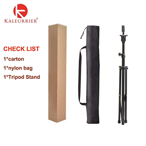 Kaleurrier Adjustable Tripod Stand Mannequin Head Holder for Cosmetology Hairdressing Training Head Practice Doll Head Canvas Head Wig head with Carry Bag