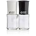 USimplySeason Mini Ebony & Ivory Salt and Pepper Adjustable Grinder Set