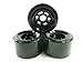 83mm Longboard Flywheels Wheels + ABEC 7 Bearings Spacers (Black)