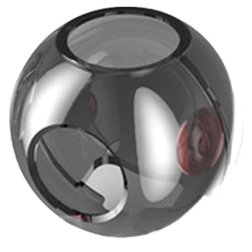 Amaping Clear Case Compatible with Poke Ball Plus Controller, Crystal Protector Compatible with Poke Ball Plus Controller (Black)