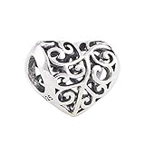 Family Tree of life Heart Authentic 925 Sterling Silver Bead Fits Pandora Charms