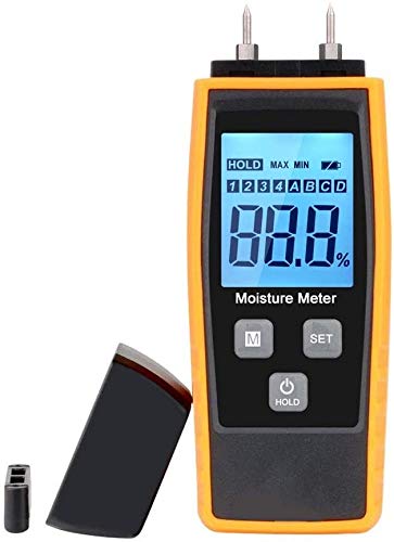 XINGDONG Holzfeuchtigkeitsmesser, LCD-Display mit Hintergrundbeleuchtung, für Holzfäller und Hausbesitzer zum Messen von…