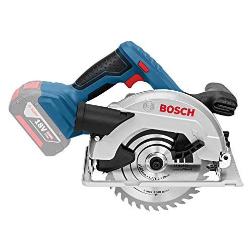 Bosch Professional 18V System Akku Kreissäge GKS 18 V-LI (Schnitttiefe 90°/45°: 51mm/40mm, stufenlose… – Bild 5