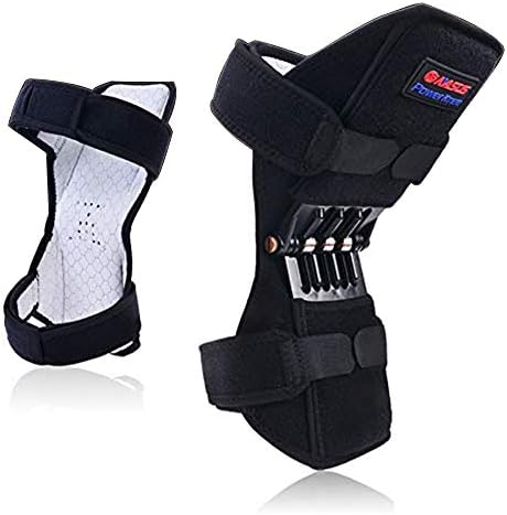 JFCLH Knee Pad Brace Adjustable Spring Knee Pad Knee Brace for Meniscus Tear Power Lift for Gym Running Walking Basketball Sports Injury Rehabilitation And Protection
