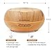 InnoGear 200ml Aromatherapy Essential Oil Diffuser Wood Grain Ultrasonic Cool Mist Diffusers with 7 Color LED Lights Waterless Auto Shut-Offthumb 1