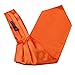 Dan Smith DRA7E01N Orange Solid Mens Microfiber Ascot Business- casual Groomsmen Cravat Happy Gift
