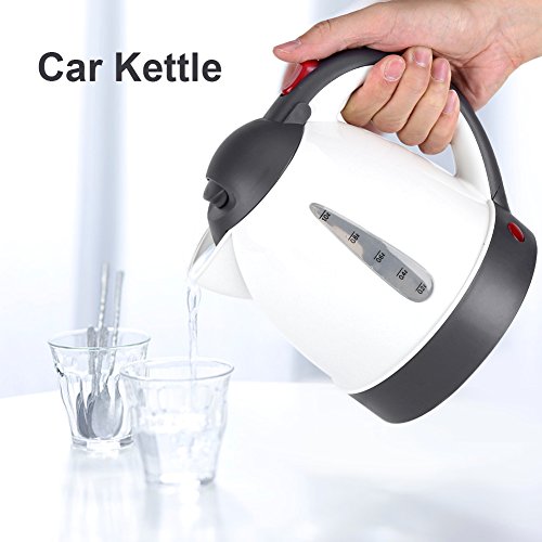 kettle electric coffee cigarette fdit 1000ml heater tea bottle 12v lighter portable truck wasserkocher campingkocher lkw teekocher boiling edelstahl 150w