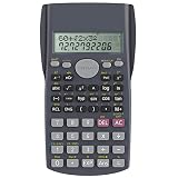 Helect 2-Line Engineering Scientific Calculator, Suitable for School and Business, Black