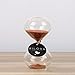 SWISSELITE Puff Sand Timer, Hourglass Sand Timers, Inspired Glass for Home, Desk, Office Decor