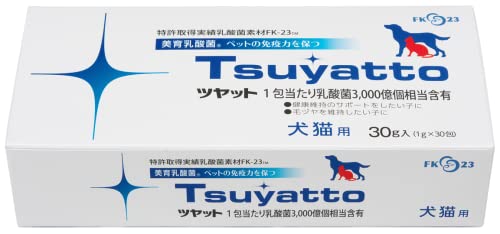 ツヤット 30包 1箱 ニチニチ製薬 ペット用乳酸菌サプリメント商品画像