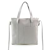 Paymenow Women Fashion Handbag Zipper Shoulder Bag Crossbody Bag Large Tote Ladies Purse