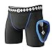 Diamond MMA Athletic Cup Groin Protector & Compression Shorts System with Built-in Jock Strap