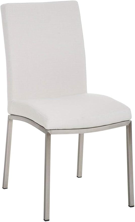 Chaise de Salle à Manger Grenoble au Revêtement en Tissu avec Hauteur d