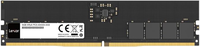 Lexar 8GB DDR5 UDIMM 5600MHz RAM 288-Pin CL46 1.1V High Performance