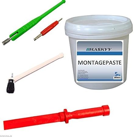 5kg Reifenmontagepaste Montagewax + Ventildreher + Ventileinzieher Ventilhebel