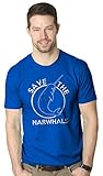 Save The Narwhals Tshirt Funny Narwhal Unicorn Shirt
