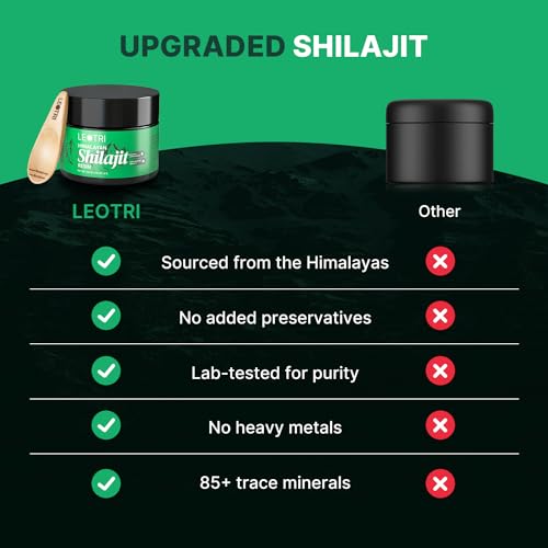 SHILAJIT RESIN HIMALAYAN ORGANIC FOR MEN & WOMEN – AUTHENTIC FULVIC ACID & 85+ TRACE MINERALS – NATURAL GOLD GRADE SHILAJIT SUPPLEMENT FOR ENERGY BOOST & IMMUNE SUPPORT – 100 SERVINGS, 50 GRAMS