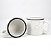 Marble Creek Ceramic Campfire Mug, 15oz - Set of 4 (White)