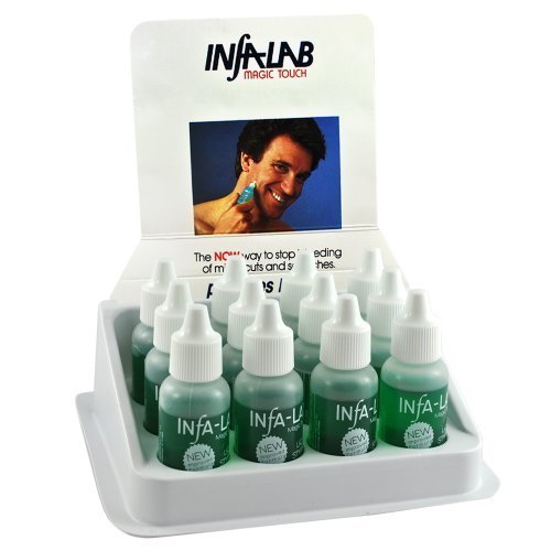 Infa-Lab MAGIC TOUCH Liquid Styptic 12 Skin Protector Stop Bleeding InfaLab Nail by Infalab