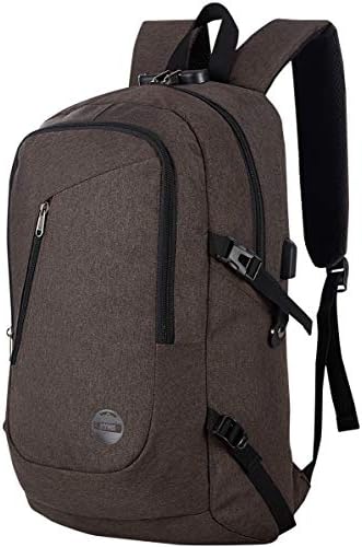 Laptop Backpack,Anti Theft Water Resistant, w/USB Charging Port by PYNS
