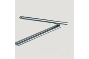 TEAMWILL 2PCS 6mm(0.236") Dia. 100mm(3.94") Long N6 99.6% Pure Nickel Bar Round Rod US