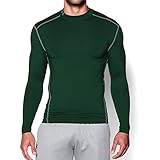 Under Armour Men's ColdGear Armour Compression Mock, Forest Green/Steel, Large